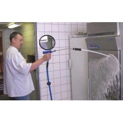 Pistolet de lavage inox pour montage en lance