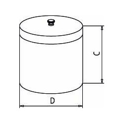 Boîtes et pots en inox | Boîte inox avec couvercle de 100 ml à 6 litres Bochem™ | BOC-8581_1