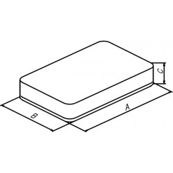 Boîtes et pots en inox | Boîte en inox rectangulaire avec couvercle 5 tailles Bochem™ | BOC-8630_1