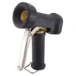 Pistolet de lavage laiton/inox | Pistolet de lavage bleu laiton inox 6 couleurs | KLMN001-B