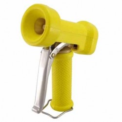Pistolet de lavage laiton/inox | Pistolet de lavage bleu laiton inox 6 couleurs | KLMN001-B