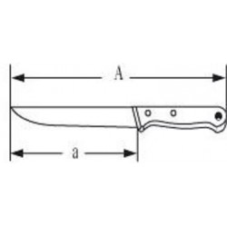 Couteau avec manche en bois