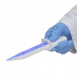 Consommable de laboratoire | Spatule à poudre pointue 3 couleurs stérile et non stérile 2 tailles SteriWare | 8284A-150