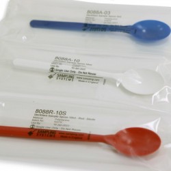 Usage unique  | Cuillère d'échantillonnage 3 couleurs stérile et non stérile 3 et 10 ml 100 pièces | 8088A-03