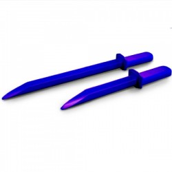 Usage unique  | Spatule à poudre bleue stérile et non stérile | 2 modèles 100 pièces | 8095B-150