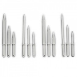 Usage unique  | Spatule à poudre en V | Stérile et non stérile | 6 modèles 100 pièces | 8440N-100