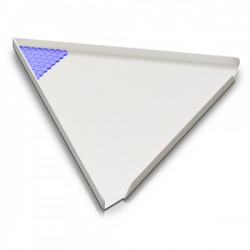 Plateau de comptage triangle à usage unique 30 pièces