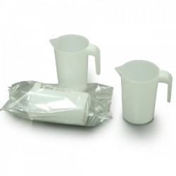 Bécher plastique | Bécher usage unique stérile et non stérile gradué par 18 et 35 pièces | 8432P-500_1