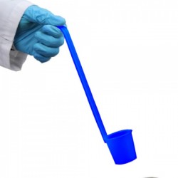 Louche Bleue à usage unique 40 pièces Polypropylène