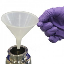 Usage unique  | Entonnoir à usage unique PE stérile et non stérile 50 à 250 mm SteriWare | 8370H-50