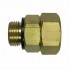 Raccord tournant Laiton mâle femelle sur roulement à billes : Dimensions:1/2" BSP mâle x 3/4" BSP femelle passage de 9 mm