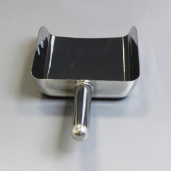 Pelle inox de laboratoire | Pelle carrée en inox 316L 1.5 litres | SAM-A366-1