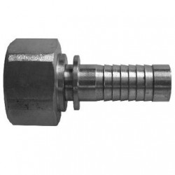 Embout | Embout femelle en inox 316 avec collerette | RVST013-C20-F