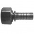 Embout femelle en inox avec collerette : Dimensions:13 mm x 3/4" BSP mâle collerette ø 20 mm