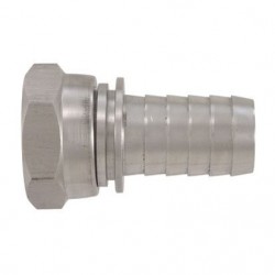 Raccord tournant à sertir femelle inox 316 joint conique de 13 à 19 mm