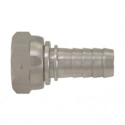 Embout | Raccord tournant à sertir femelle inox 316 joint plat de 13 à 19 mm | RVSW13C17-34F