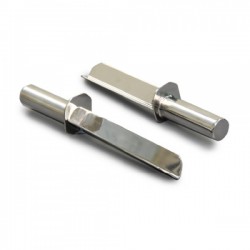 Spatule | Spatule à poudre en V - inox 316L - 3 modèles