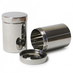 Boîte et pot en inox | Mini pot Inox 316L avec couvercle à vis | de 5 ml à 1 litre | SAM-A426-7