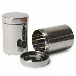 Mini pot Inox 316L avec couvercle à vis | de 5 ml à 1 litre