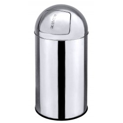 Poubelle inox à poussoir 24 litres COT-1619040