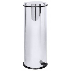 Poubelle inox à pédale 25 litres COT-624025