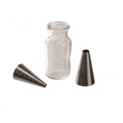 Entonnoir inox | Mini-entonnoir en inox diamètre de sortie de 4 à 14 mm | COT-710004