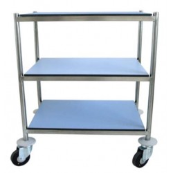 Matériel médical | Chariots Inox 304L 2 ou 3 niveaux | AGE-431
