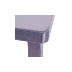 Chariot Inox | Tables inox à instruments coins arrondis 2 niveaux | AGE-661_1