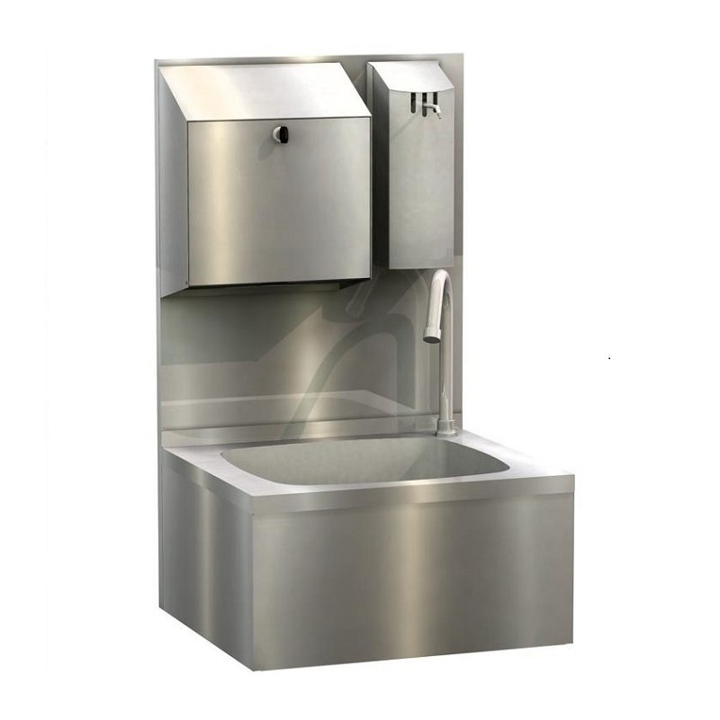 Lave-mains inox | Lave mains inox station d'hygiène | BRO-5310102_1