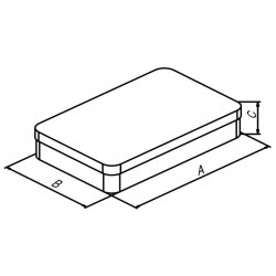 Boîte à instruments et de stérilisation autoclavable en inox 9 tailles