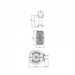 Enrouleur automatique | eau 90°C Industrie pharmaceutique 15 m | RED-HW415R