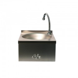 Lave mains inox sans dosseret eau chaude eau froide