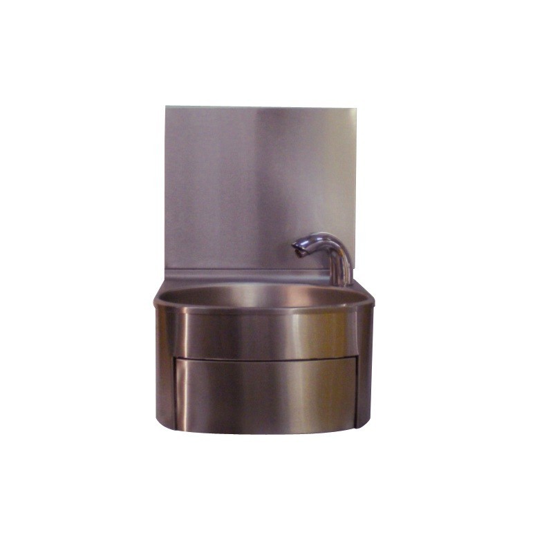 Lave Mains inox | Lave mains inox eau chaude eau froide robinet à commande électronique | MAD-5514E Lave Mains inox | Lave mains inox eau chaude eau froide robinet à commande électronique | MAD-5514E