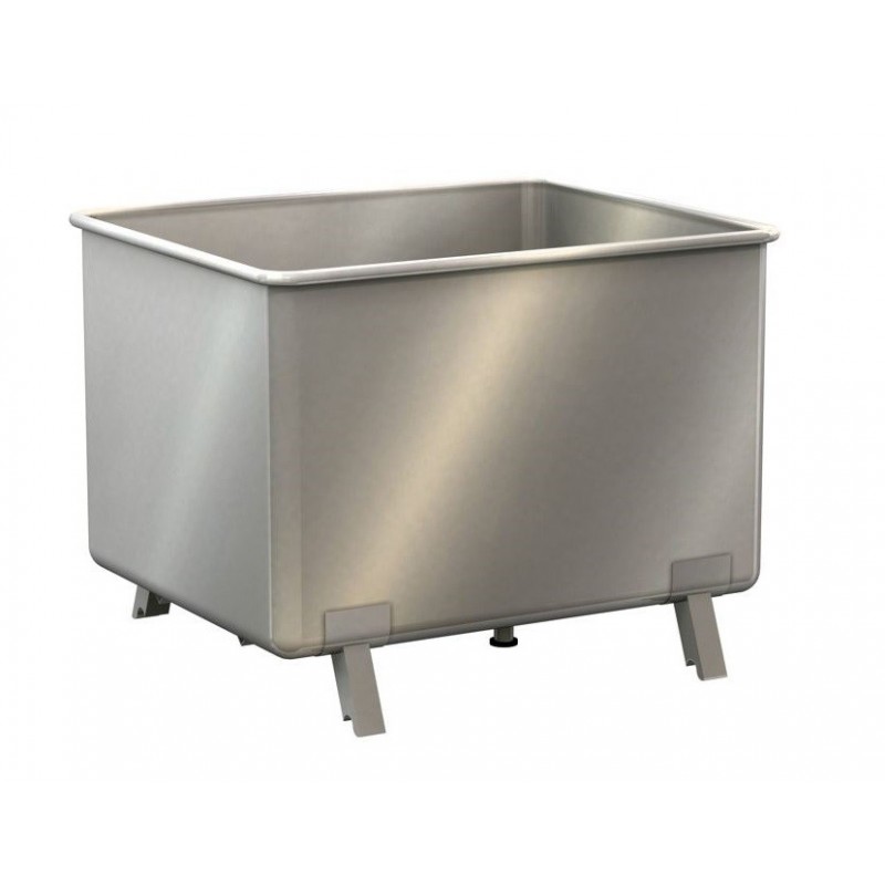 Cuve et Pétrin inox | Cuve inox empilable 470 - 600 et 800 Litres - Bouchon de vidange | BRO-3870100_1