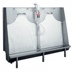 Lave tablier et bottes double en inox SWK-XL