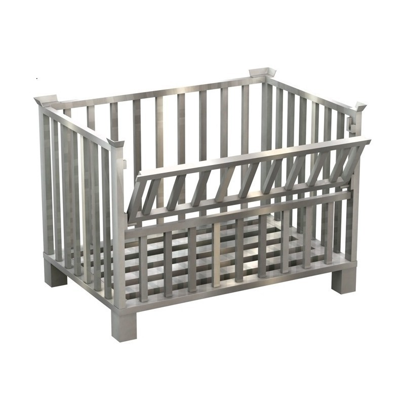 Caisse palette aluminium | Caisse palette aluminium avec porte pivotante 1000 Kg | BRO-778824LFK1_1
