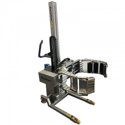 Chariot élévateur inox | Chariot élévateur inox avec retournement de fût à 360° Packline | Mk5DS-F