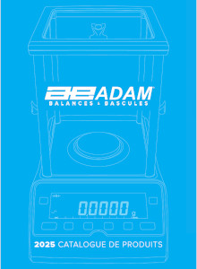 Couverture du catalogue Adam Equipment